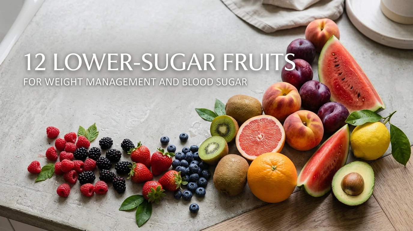 12 Lower Sugar Fruits for Weight Management and Blood Sugar