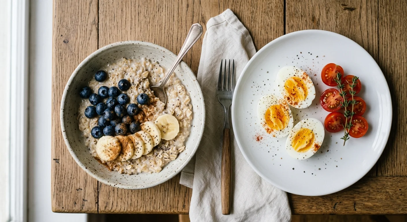 Oatmeal vs Eggs: Which Breakfast Is Better for Fiber and Protein? A Complete Nutrition Guide