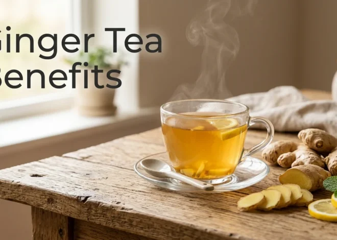 Ginger Tea Benefits: Nutrition, Uses, How to Make It & Side Effects