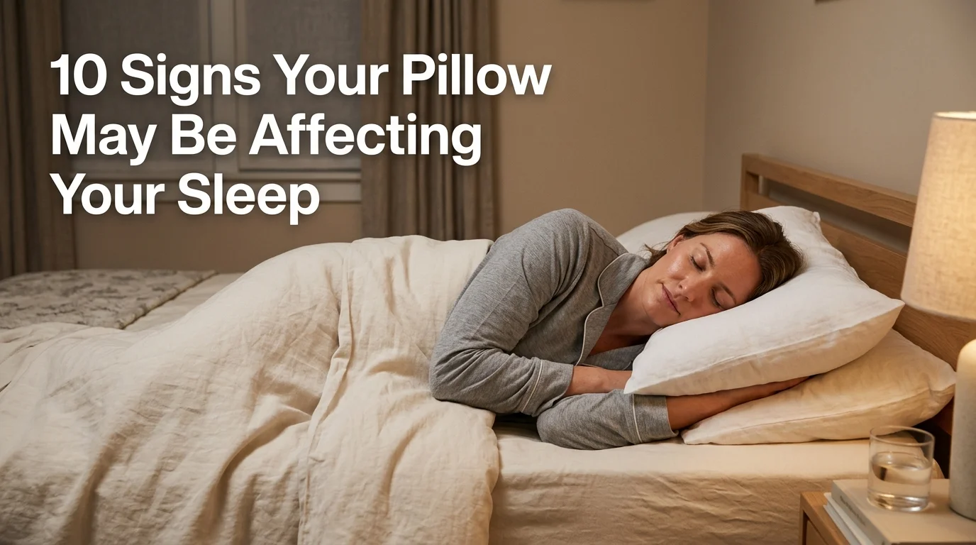 Pillow Affecting Sleep? 10 Signs Your Pillow May Be the Problem
